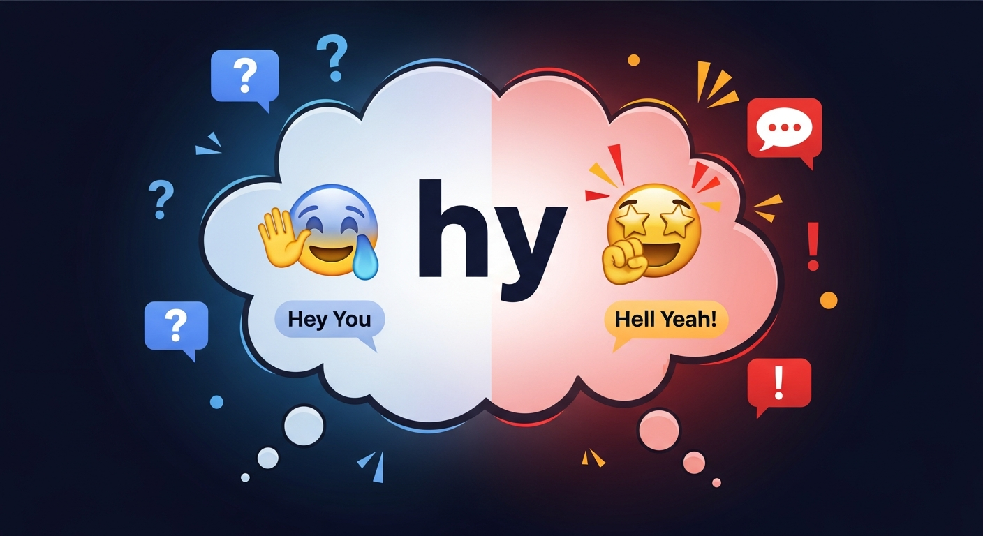 HY Meaning Text