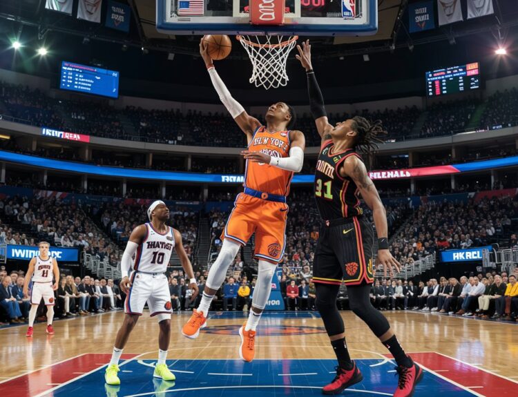 Knicks vs Atlanta Hawks Timeline